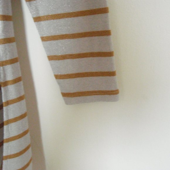 Vanessa Virginia | Mustard & Cream Shimmer Tunic - Picture 7 of 12